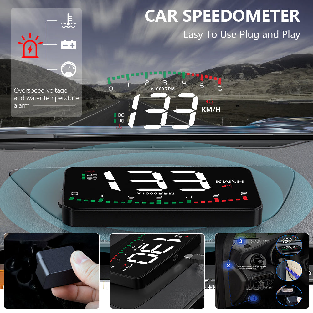 Automotive HD Speed Projector Display - Grab Some Stuff