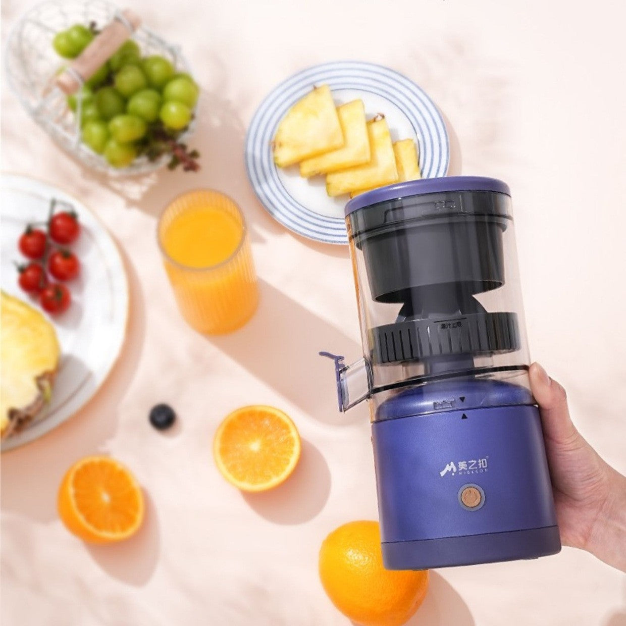 Portable USB Mini Electric Juicer Mixer Extractors Rechargeable Blender Fruit Fresh Juice Lemon Maker Cup Household Machine - Grab Some Stuff