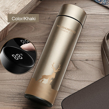 Stainless Steel Vacuum Flask Frosted Gift - Grab Some Stuff