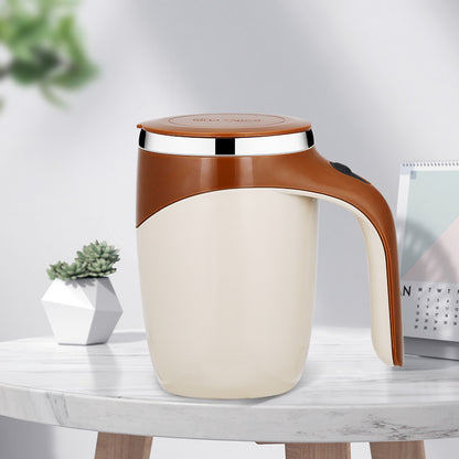 Rechargeable Model Automatic Stirring Cup Coffee Cup High Value Electric Stirring Cup Lazy Milkshake Rotating Magnetic Water Cup - Grab Some Stuff