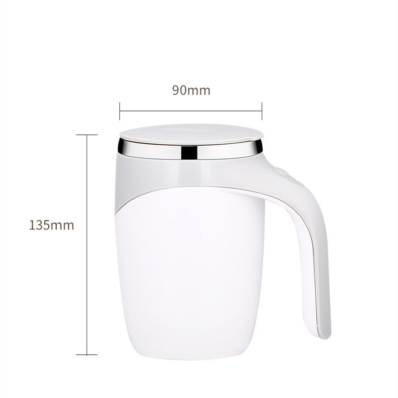 Rechargeable Model Automatic Stirring Cup Coffee Cup High Value Electric Stirring Cup Lazy Milkshake Rotating Magnetic Water Cup - Grab Some Stuff