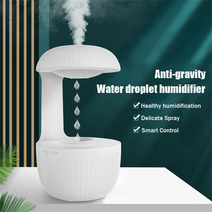 Anti-gravity Air Humidifier Mute Countercurrent Humidifier Levitating Water Drops Cool Mist Maker Fogger Relieve Fatigue - Grab Some Stuff