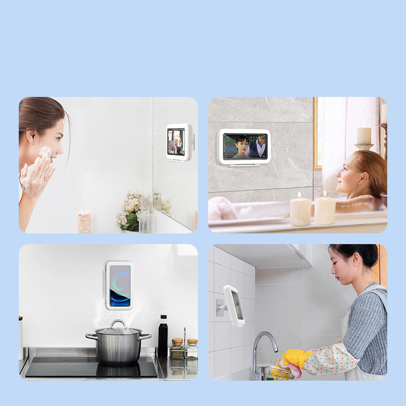 Shower Phone Box Bathroom Waterproof Phone Case Seal Protection Touch Screen Mobile Phone Holder For Kitchen Handsfree Gadget - Grab Some Stuff