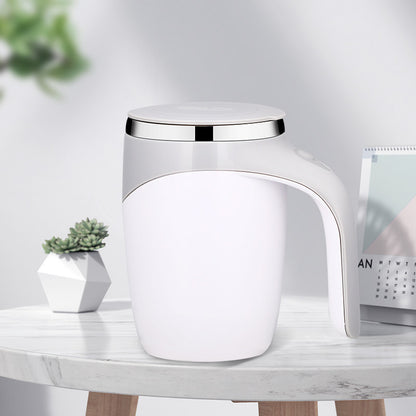 Rechargeable Model Automatic Stirring Cup Coffee Cup High Value Electric Stirring Cup Lazy Milkshake Rotating Magnetic Water Cup - Grab Some Stuff