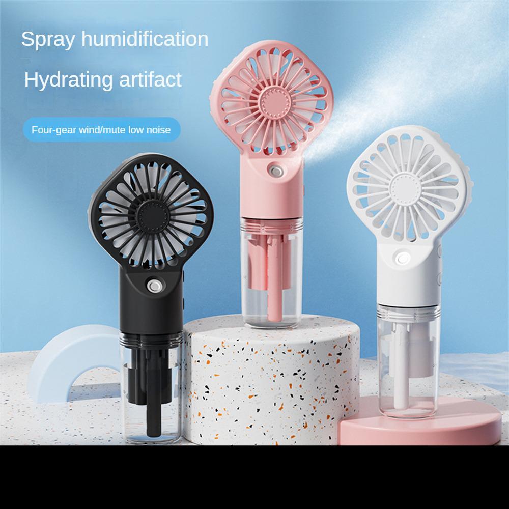 Strong Power Spray Humidification Small Fan Humidification Usb Charging Portable Fan Icy And Refreshing Fan Water Supplement - Grab Some Stuff