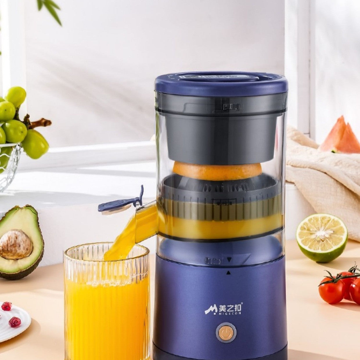 Portable USB Mini Electric Juicer Mixer Extractors Rechargeable Blender Fruit Fresh Juice Lemon Maker Cup Household Machine - Grab Some Stuff