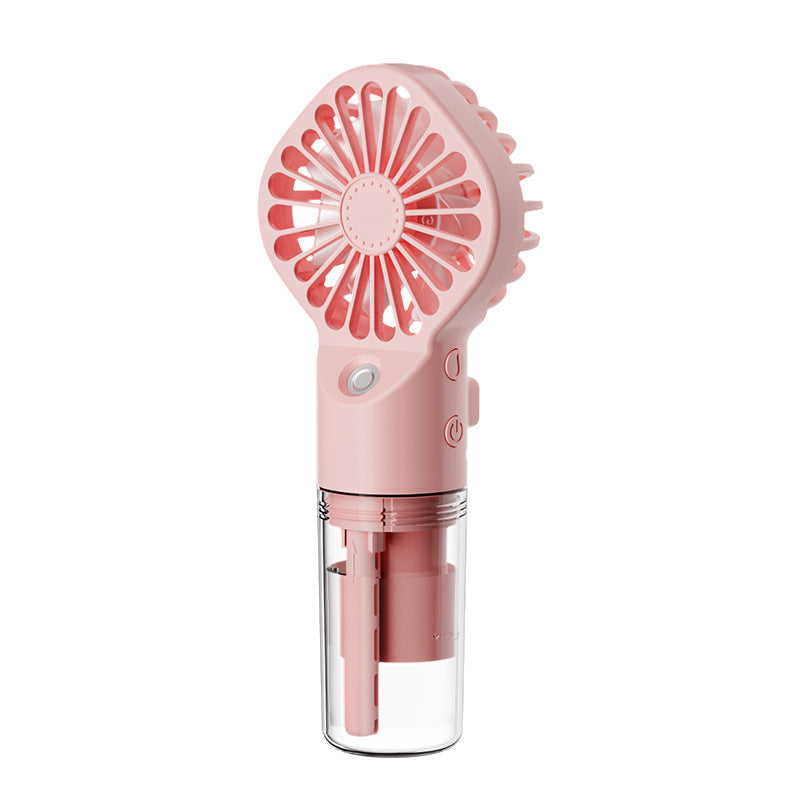 Strong Power Spray Humidification Small Fan Humidification Usb Charging Portable Fan Icy And Refreshing Fan Water Supplement - Grab Some Stuff