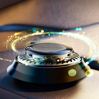 Car Air Freshener, Solar Rotating Car Essential Oil Diffuser, Car Interior Decor Accessories, Odor Eliminator For Car Office Home Car Aromatherapy Car Essential Oil Diffuser Auto Diffuser - Grab Some Stuff